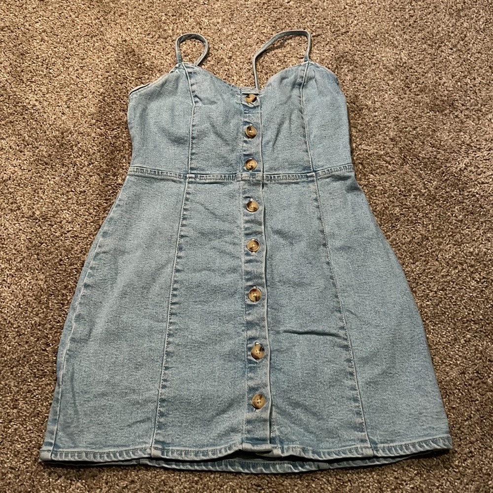 ZARA Denim Mini Dress
